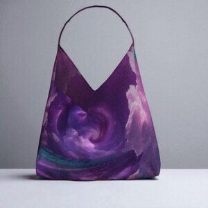 Galactic Interface: Neon Circuitry in the Void Bag